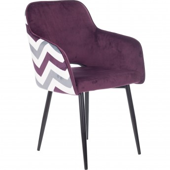 Кресло БЮРОКРАТ CH-380F сливовый, зигзаг Кресло БЮРОКРАТ CH-380F сливовый, зигзаг