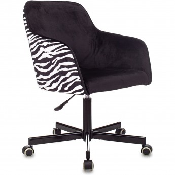 Кресло БЮРОКРАТ CH-380M черное, зебра