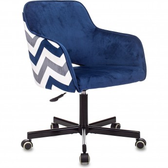 Кресло БЮРОКРАТ CH-380M сапфировое, зигзаг Кресло БЮРОКРАТ CH-380M сапфировое, зигзаг