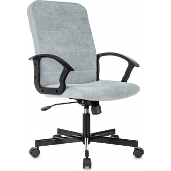 Кресло БЮРОКРАТ TRIEST FABRIC серо-голубой