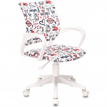 Кресло детское БЮРОКРАТ BUROKIDS 1 W мультиколор, красные губы Кресло детское БЮРОКРАТ BUROKIDS 1 W мультиколор, красные губы