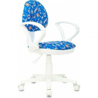 Кресло детское БЮРОКРАТ KD-3/WH/ARM синее, морская тематика Кресло детское БЮРОКРАТ KD-3/WH/ARM синее, морская тематика