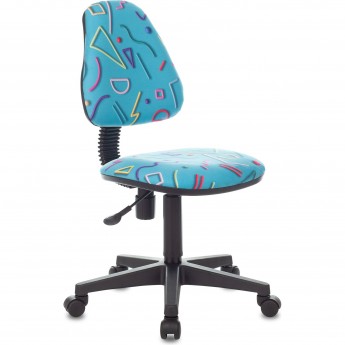 Кресло детское БЮРОКРАТ KD-4 Sticks 06 голубое Кресло детское БЮРОКРАТ KD-4 Sticks 06 голубое