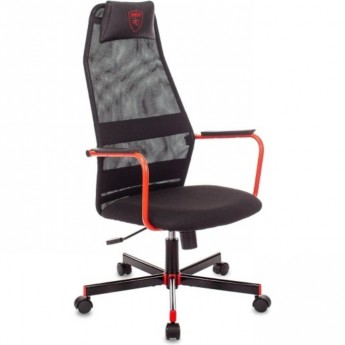 Кресло игровое БЮРОКРАТ ZOMBIE ONE TW-01 3C11 сетка/ткань с подголовником крестовина металл черный Кресло игровое БЮРОКРАТ ZOMBIE ONE TW-01 3C11 сетка/ткань с подголовником крестовина металл черный