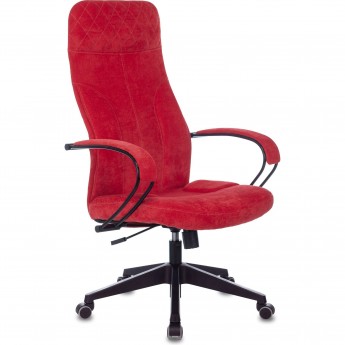 Кресло руководителя БЮРОКРАТ CH-608Fabric Velvet 88 красное