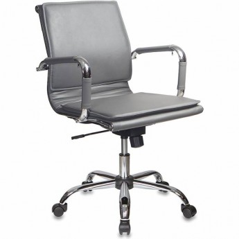 Кресло руководителя БЮРОКРАТ CH-993-Low серое/экокожа Кресло руководителя БЮРОКРАТ CH-993-Low серое/экокожа