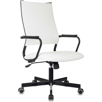 Кресло руководителя БЮРОКРАТ CH BALANCE белый экокожа