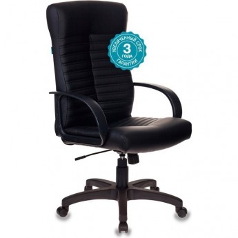 Кресло руководителя БЮРОКРАТ KB-10LITE черное, экокожа Кресло руководителя БЮРОКРАТ KB-10LITE черное, экокожа