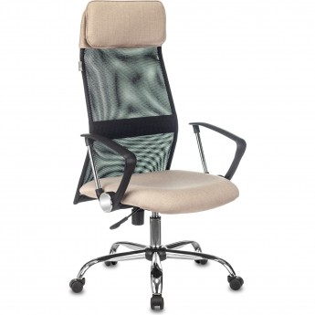 Кресло руководителя БЮРОКРАТ KB-6N черное/бежевое Кресло руководителя БЮРОКРАТ KB-6N черное/бежевое