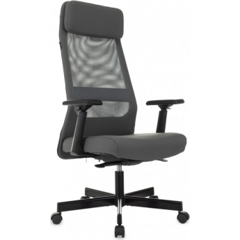 Кресло руководителя БЮРОКРАТ T-995 серый