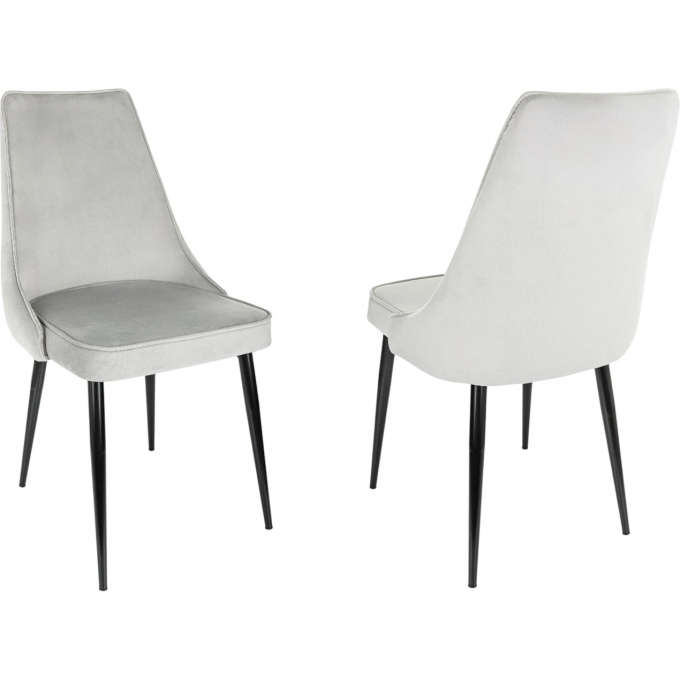 Стул для дома БЮРОКРАТ CH-K4 светло-серый, комплект 2шт CH-K4_1/HL09_2