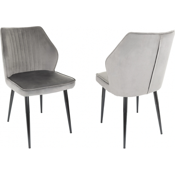 Стул для дома БЮРОКРАТ CH-K5 темно серый комплект 2шт CH-K5_1/HL18_2